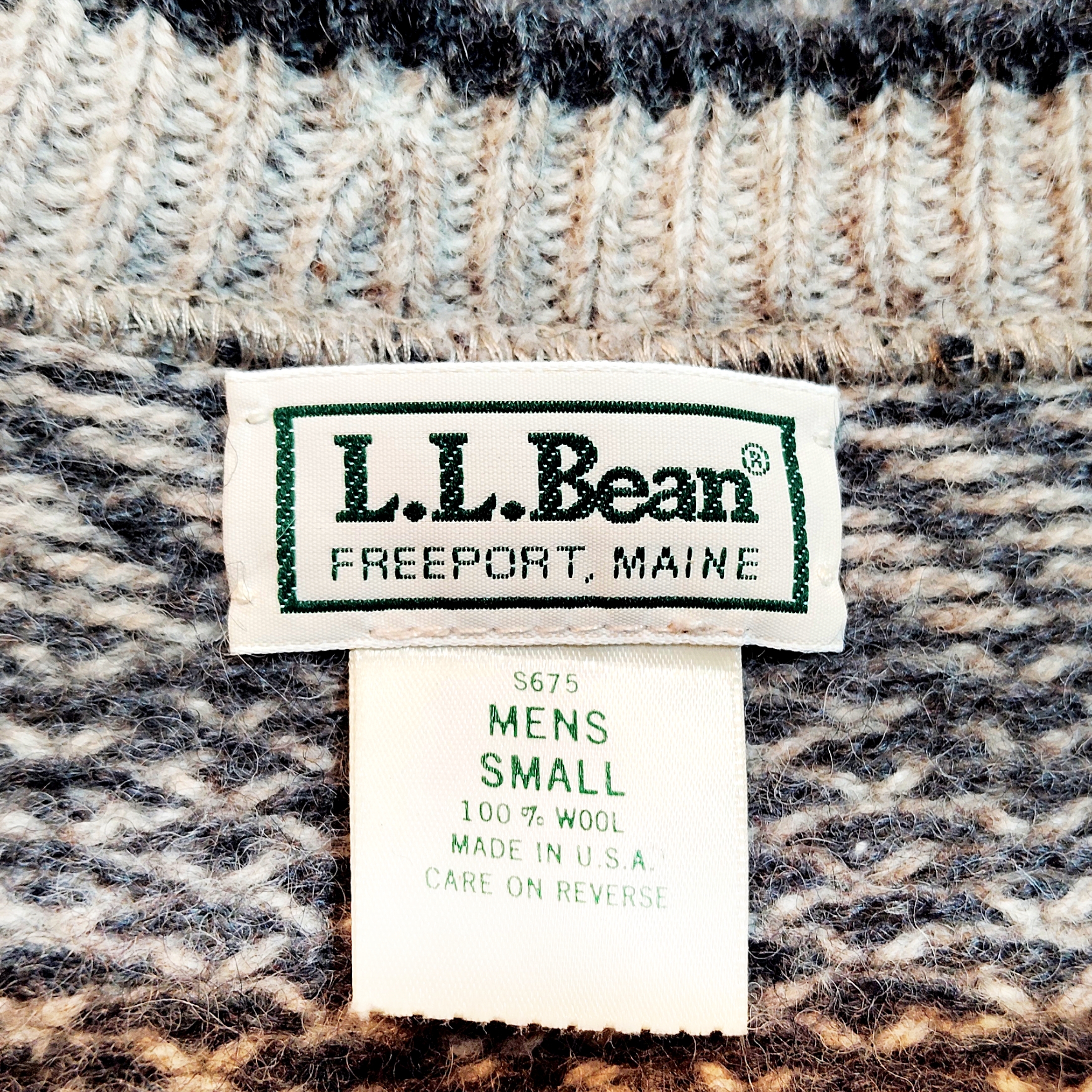 Ladies / L.L.Bean Wool Knit Made in USA | Vintage.City