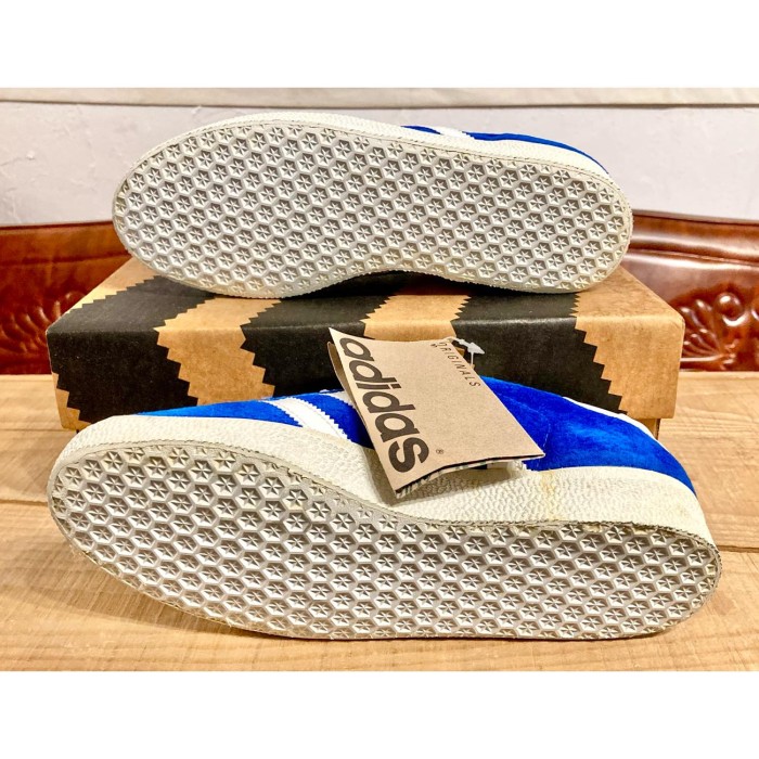adidas（アディダス） GAZELLE（ガッツレー ガゼル）6 24cm 青/白 90s 236 | Vintage.City 빈티지숍, 빈티지 코디 정보