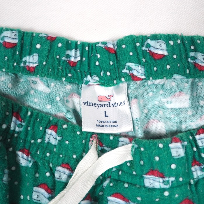 USA 古着 クリスマス柄 パジャマパンツ L クジラ HOLIDAY Christmas ビンテージ | Vintage.City 古着屋、古着コーデ情報を発信