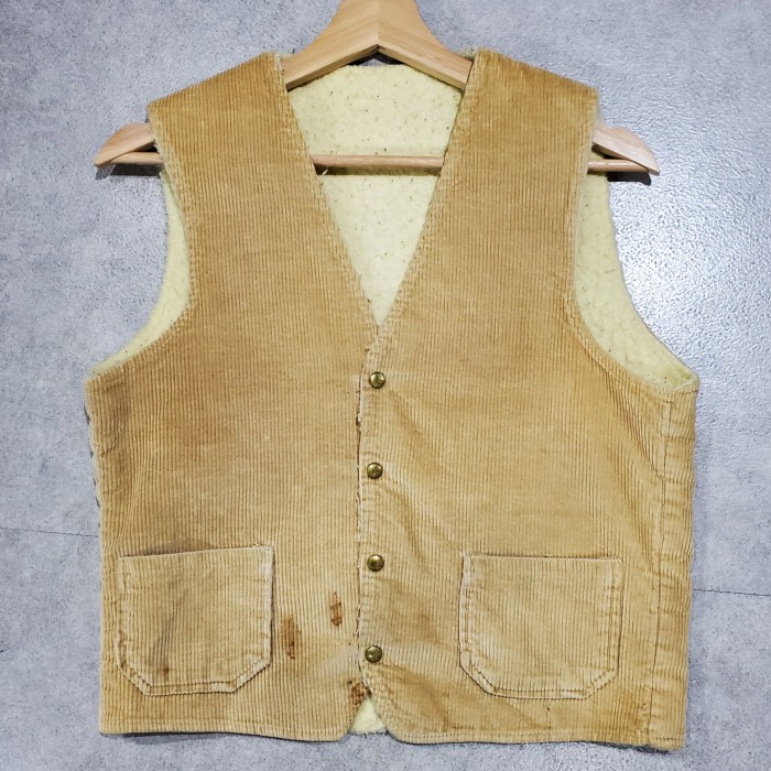 corduroy vest jacket コーデュロイベストジャケット 古着 | Vintage.City 빈티지숍, 빈티지 코디 정보