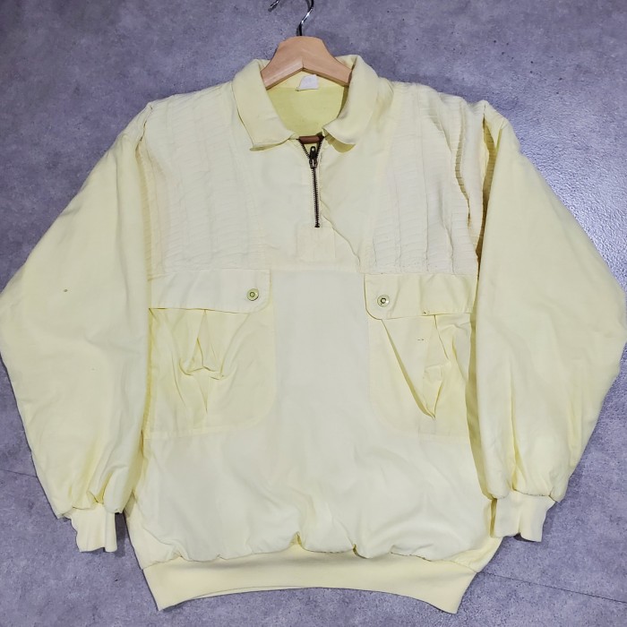 nylon jacket ナイロントラックジャケット ハーフジップ黄色カラー古着 | Vintage.City 古着屋、古着コーデ情報を発信