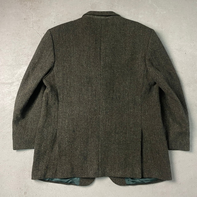 90年代～ HARRIS TWEED ハリスツイード ウールテーラードジャケット
