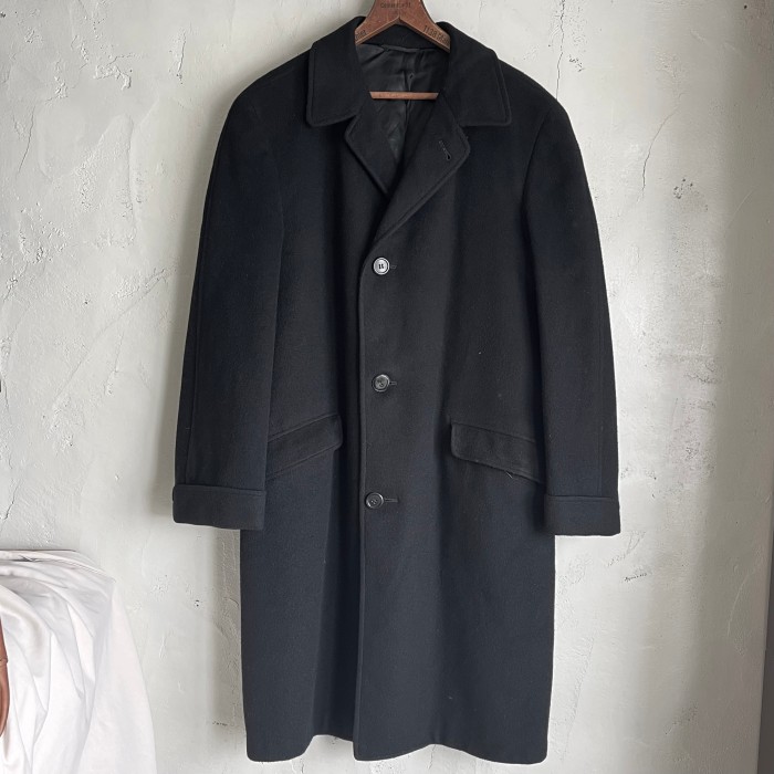 vintage cashmere long chester coat