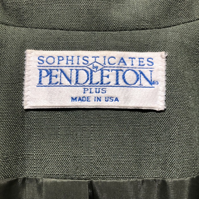 アメリカ製 ペンドルトン テーラードジャケット 1B カーキ US輸入 | Vintage.City 古着屋、古着コーデ情報を発信