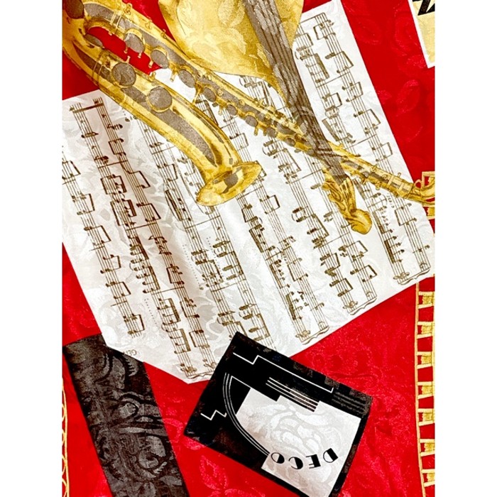 楽器 楽譜 レトロアンティーク ヴィンテージスカーフ USA | Vintage.City 빈티지숍, 빈티지 코디 정보