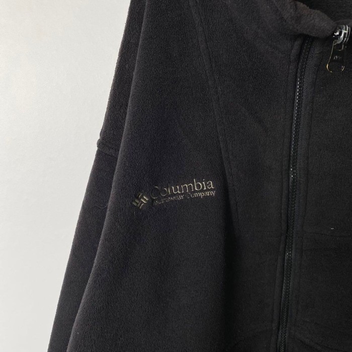 90s~ Columbia ワンポイント 厚手 フリース 黒 XL S1912 | Vintage.City 古着屋、古着コーデ情報を発信