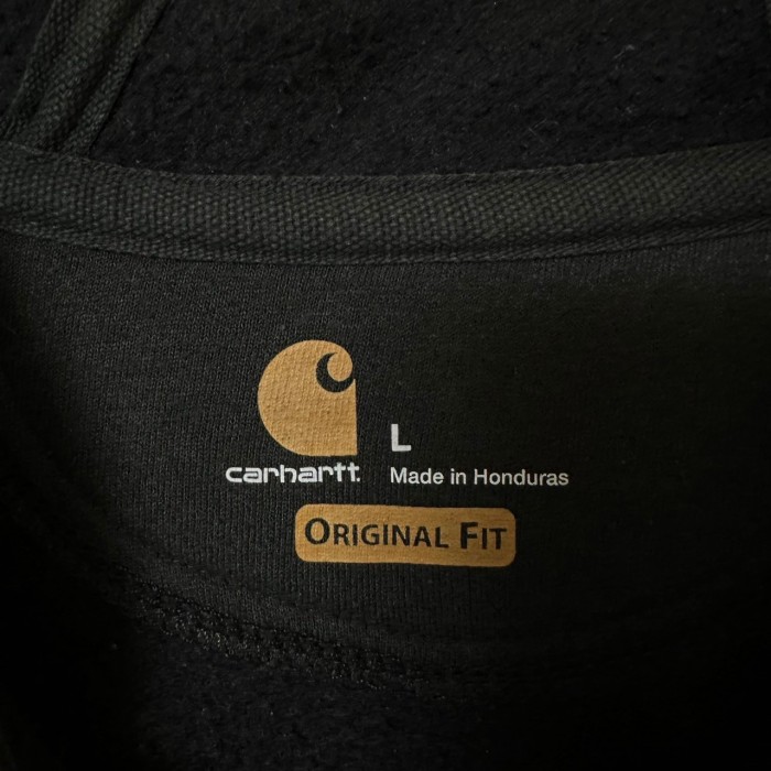 carhartt カーハート ジップパーカー L 刺繍ロゴ 企業ロゴ 90s