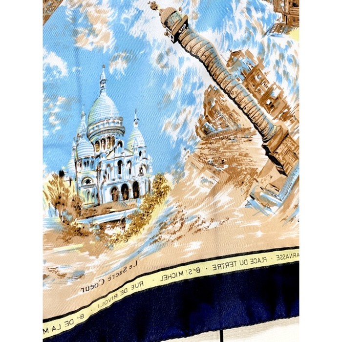 エッフェル塔 レトロアンティーク ヴィンテージスカーフ ヨーロッパ | Vintage.City 빈티지숍, 빈티지 코디 정보