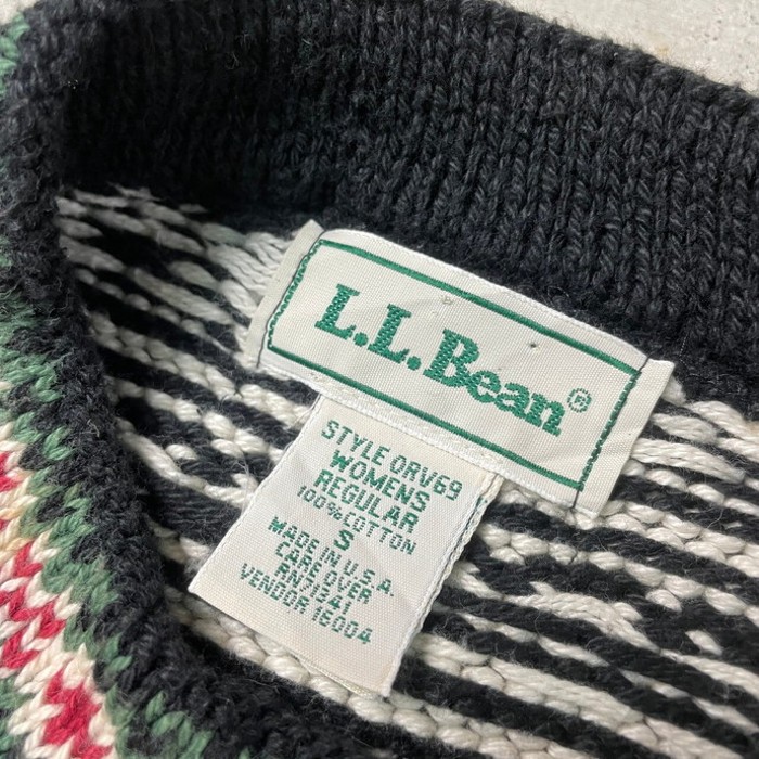 90年代 USA製 L.L.Bean エルエルビーン チロリアンニットセーター コットンニット レディースM相当 | Vintage.City 古着屋、古着コーデ情報を発信