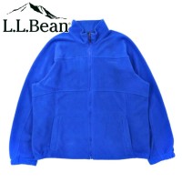 L.L.Bean フルジップ フリースジャケット XL ブルー ポリエステル ロゴ刺繍 ビッグサイズ | Vintage.City 빈티지숍, 빈티지 코디 정보