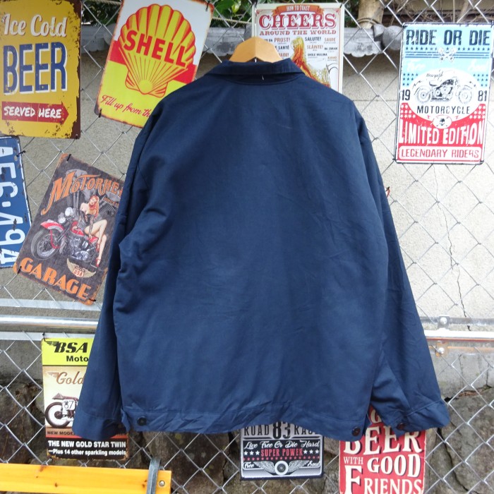 レッドキャップ ワークジャケット XL ネイビー USA製 フルジップ 刺繍ロゴ 9324 | Vintage.City 古着屋、古着コーデ情報を発信