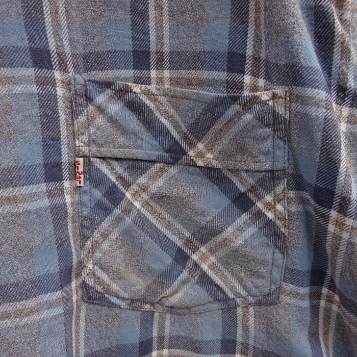 90s リーバイス ネルシャツ XL 青 ホワイト チェック 胸ポケット 長袖 9325 | Vintage.City 빈티지숍, 빈티지 코디 정보