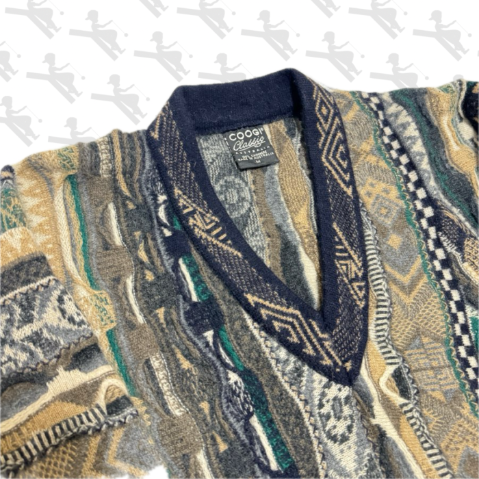COOGI Cashmere 3D Knit Sweater Charcoal | Vintage.City Vintage Shops, Vintage Fashion Trends