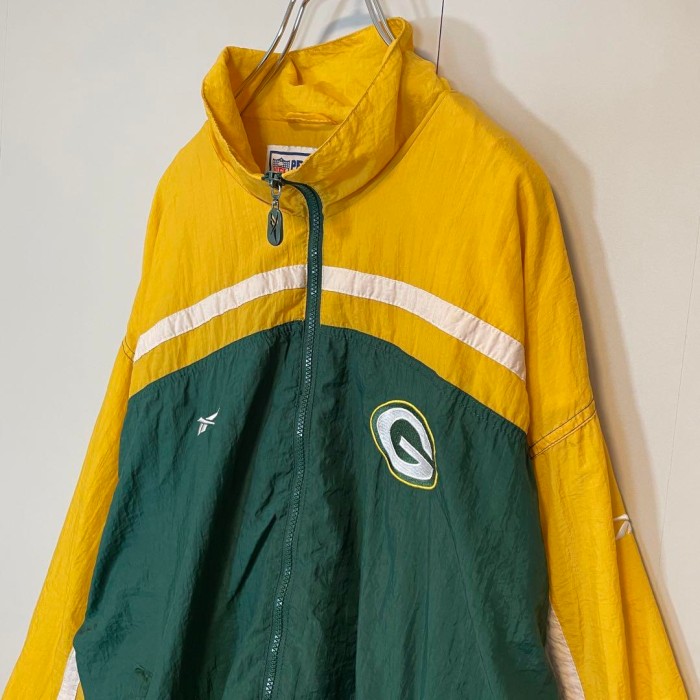 Reebok NFL PACKERS nylon jacket size XL　配送C　リーボック　パッカーズ　ナイロンジャケット　刺繍ロゴ　90s プロライン | Vintage.City Vintage Shops, Vintage Fashion Trends