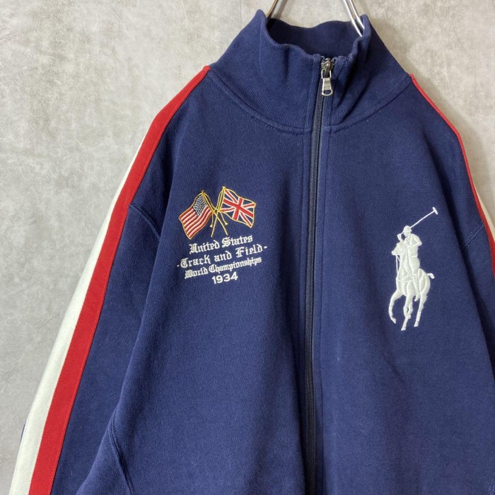 POLO Ralph Lauren USA numbering track top size M 配送A ラルフ ...