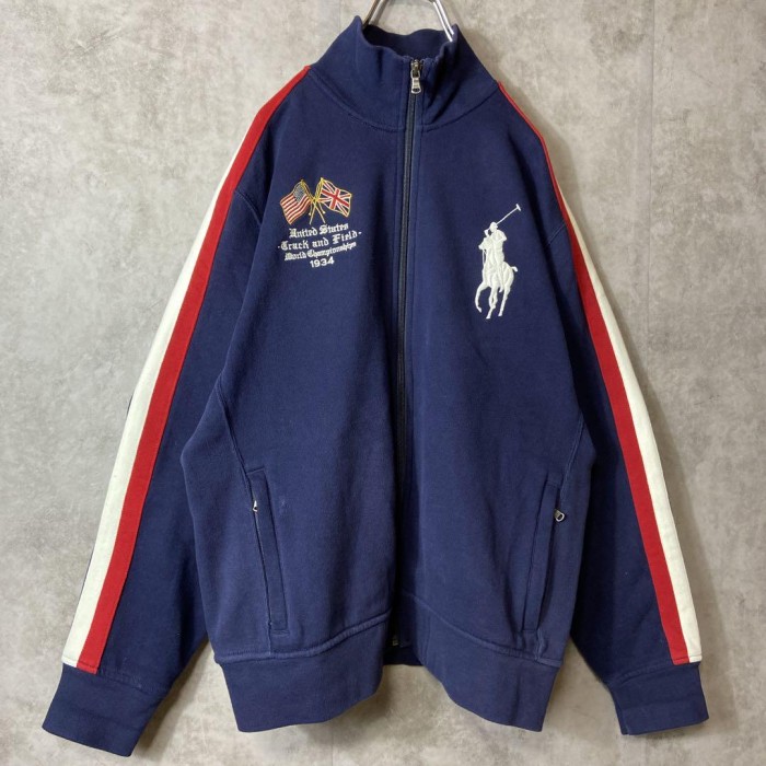 POLO Ralph Lauren USA numbering track top size M　配送A ラルフローレン　トラックジャケット　刺繍ロゴ　アメリカ　ナンバリング　ジャージ　アウター | Vintage.City Vintage Shops, Vintage Fashion Trends