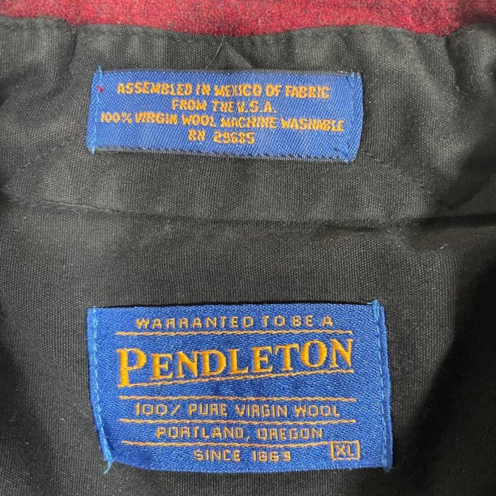 PENDLETON usa製 elbow patch wool shirt size XL 配送C ペンドルトン　エルボーパッチ　ウールシャツ | Vintage.City 빈티지숍, 빈티지 코디 정보