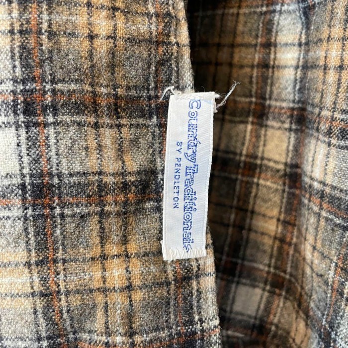 PENDLETON usa製 wool check shirt size M　配送C ペンドルトン　ウールチェックシャツ　キャメルカラー | Vintage.City 빈티지숍, 빈티지 코디 정보