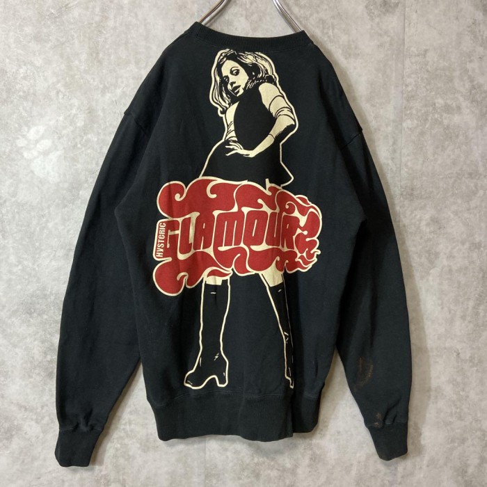 HYSTERIC GLAMOUR vixen girl sweat size M　配送A ヒステリックグラマー　バックプリントスウェット | Vintage.City 古着屋、古着コーデ情報を発信