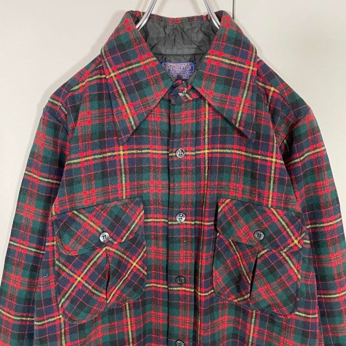 PENDLETON usa製 wool check shirt size L　配送C ペンドルトン　ウールチェックシャツ　90s | Vintage.City 古着屋、古着コーデ情報を発信