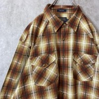 PENDLETON western check shirt size XL 配送A ペンドルトン　ウエスタンシャツ　チェック | Vintage.City 古着屋、古着コーデ情報を発信