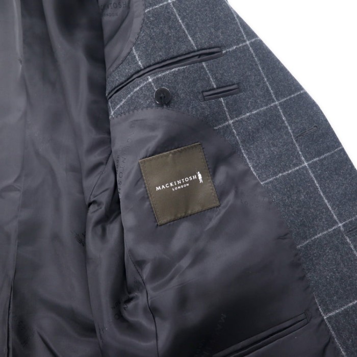 MACKINTOSH 2B スーツ セットアップ 94-84-165 AB4 グレー チェック ウール 日本製 | Vintage.City 古着屋、古着コーデ情報を発信