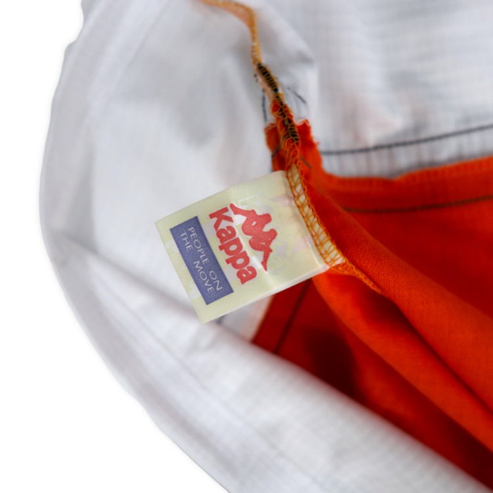 Kappa 90年代 半袖 ゲームシャツ セットアップ XL オレンジ ポリエステル ビッグロゴ刺繍 | Vintage.City 古着屋、古着コーデ情報を発信