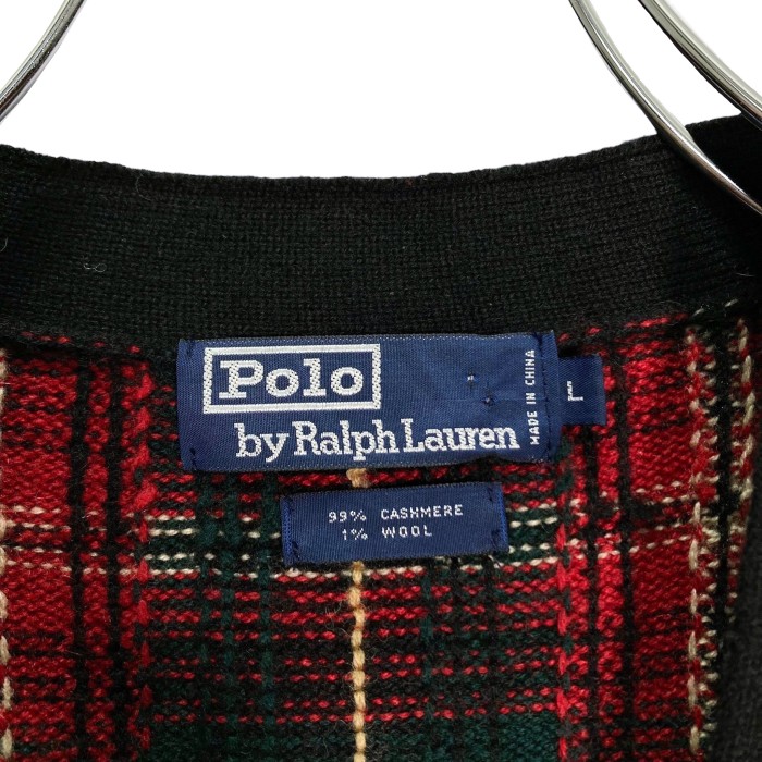 90s POLO by Ralph Lauren tartan check cashmere knit vest | Vintage.City 古着屋、古着コーデ情報を発信