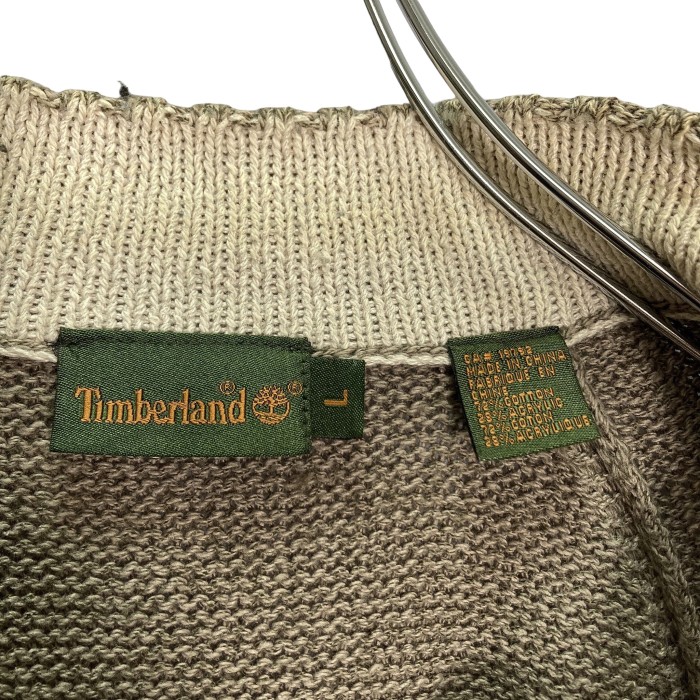90s Timberland half zip cotton knit sweater | Vintage.City 빈티지숍, 빈티지 코디 정보