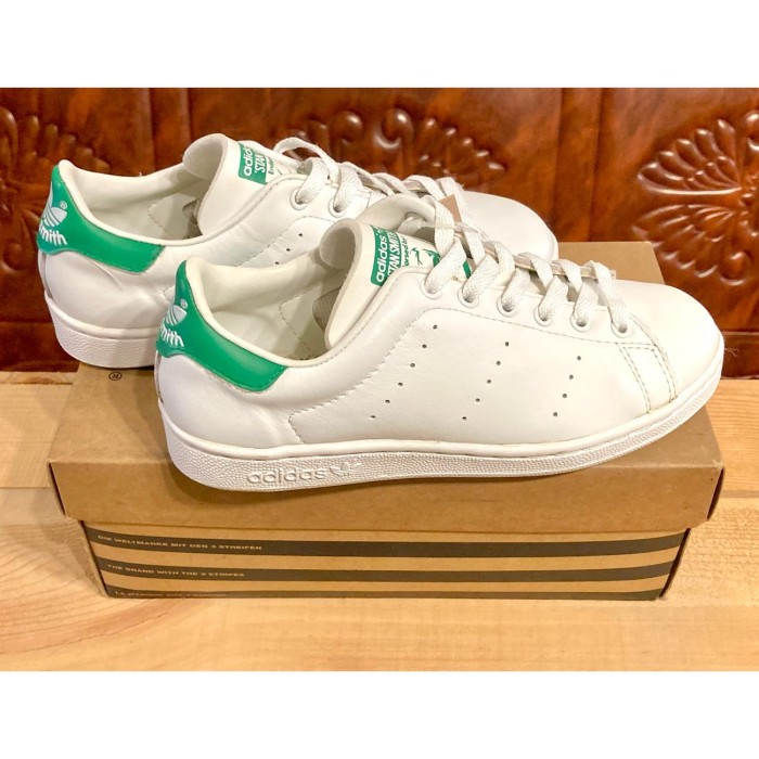 adidas（アディダス） STAN SMITH （スタンスミス） 白/緑 4.5 22.5cm 034685 90s 2011 | Vintage.City 빈티지숍, 빈티지 코디 정보