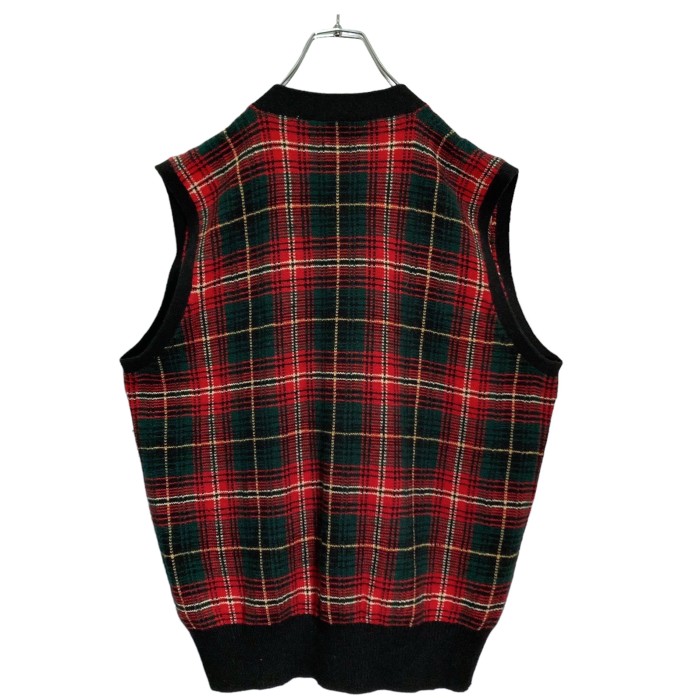 90s POLO by Ralph Lauren tartan check cashmere knit vest | Vintage.City 古着屋、古着コーデ情報を発信