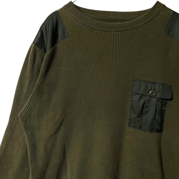 stussy stripe Edge knit Shirt Mサイズ
