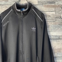 Adidas Trefoil logo design black track jacket | Vintage.City 古着屋、古着コーデ情報を発信