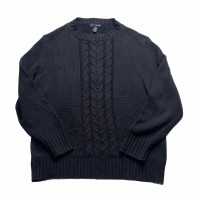 80-90's STEFANEL イタリア製 総柄 ウール ニット セーター | Vintage.City