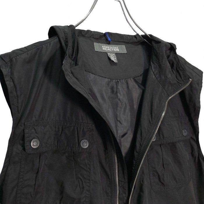 90s KENNETH COLE REACTION hooded nylon vest | Vintage.City 빈티지숍, 빈티지 코디 정보