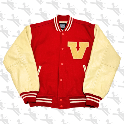 VANS Varsity Jacket Red | Vintage.City 古着屋、古着コーデ情報を発信