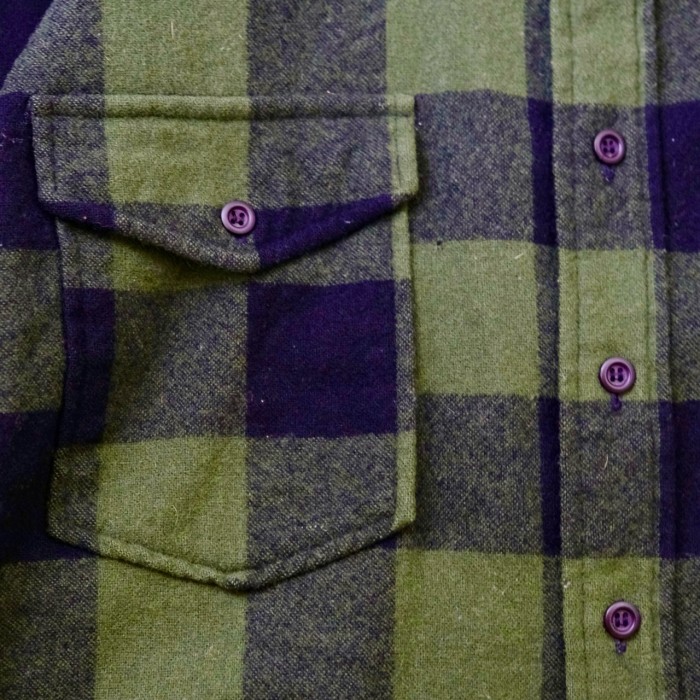 アメリカ古着 ペンドルトン フランネルチェックシャツ カーキ | Vintage.City 古着屋、古着コーデ情報を発信