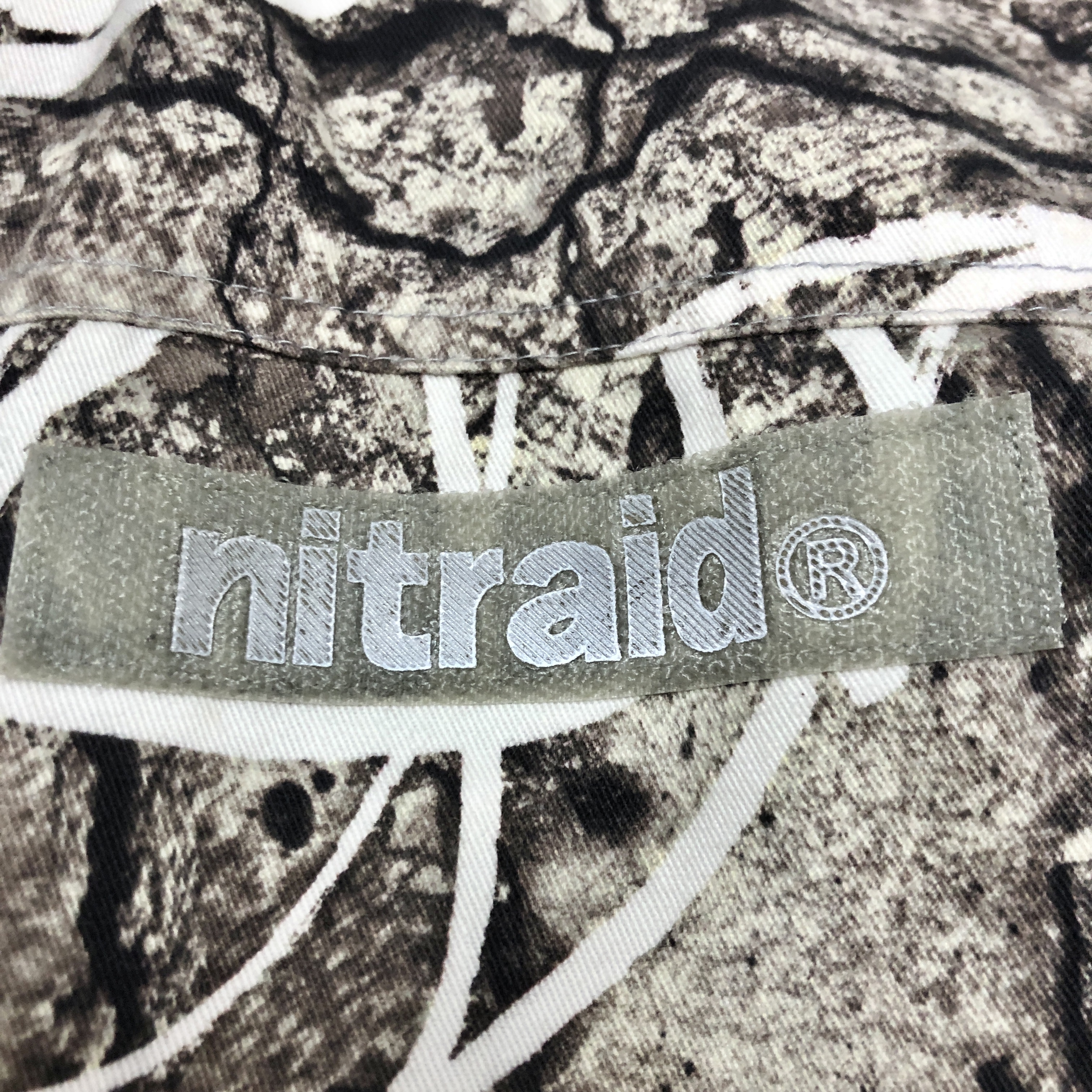 NITRAID×FUTURA/Real Stone Military Jacket/L/リアルストーン柄
