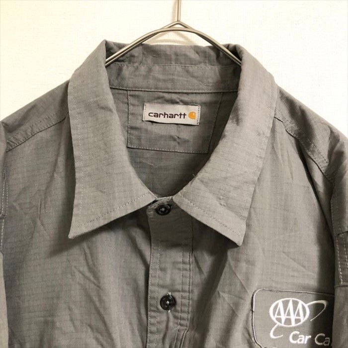 90s 古着 カーハート 長袖シャツ ワークシャツ 企業ロゴ 2XL | Vintage.City 古着屋、古着コーデ情報を発信
