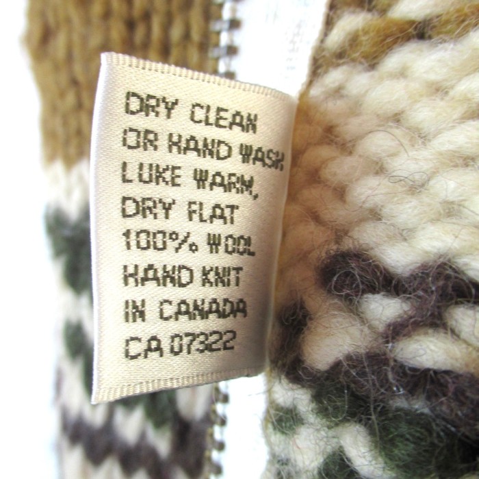 CANADIAN SWEATER  カウチン ジップアップニット | Vintage.City 古着屋、古着コーデ情報を発信