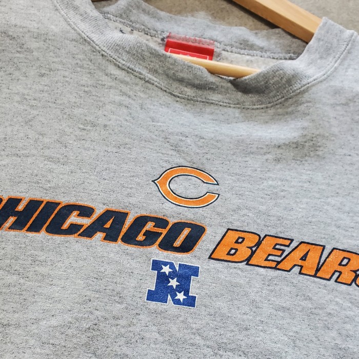 nfl Chicago bears シカゴ・ベアーズ スウェットトレーナーグレー ストリートゲームgame古着 | Vintage.City 古着屋、古着コーデ情報を発信