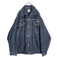 90s ICEBERG jeans Bigsized design denim jacket | Vintage.City 빈티지숍, 빈티지 코디 정보
