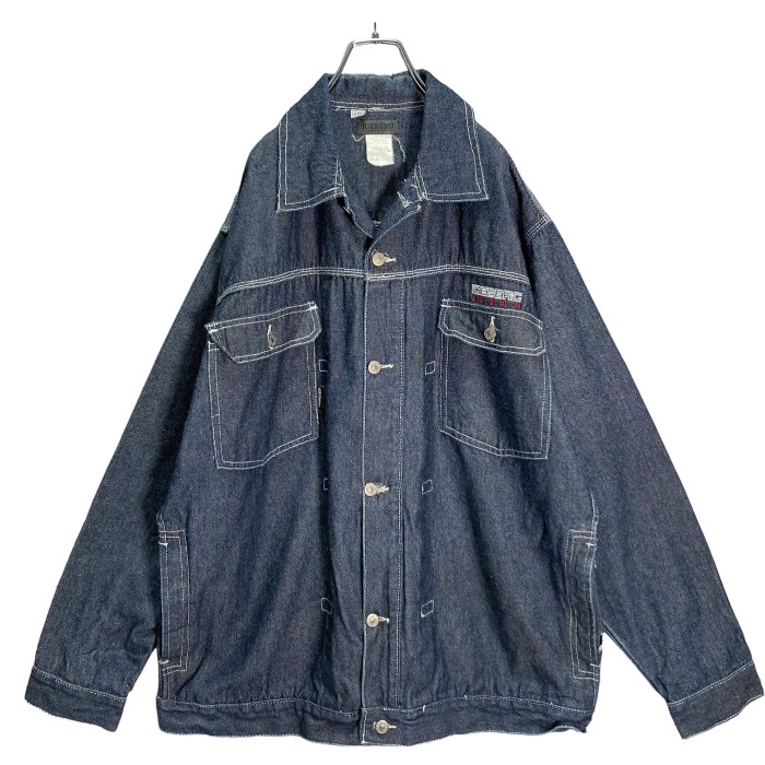 90s ICEBERG jeans Bigsized design denim jacket | Vintage.City 古着屋、古着コーデ情報を発信