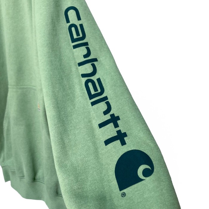 Carhartt L/S sleeve print design sweat hoodie | Vintage.City 古着屋、古着コーデ情報を発信