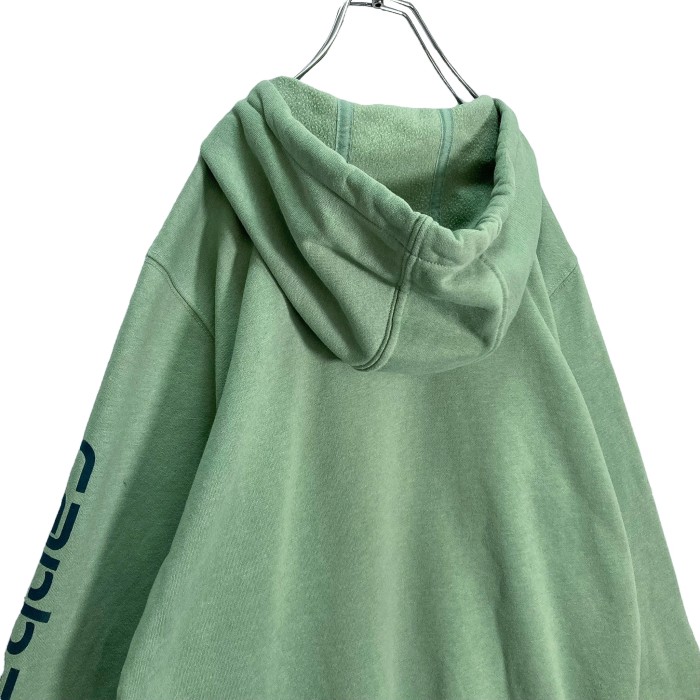 Carhartt L/S sleeve print design sweat hoodie | Vintage.City 빈티지숍, 빈티지 코디 정보