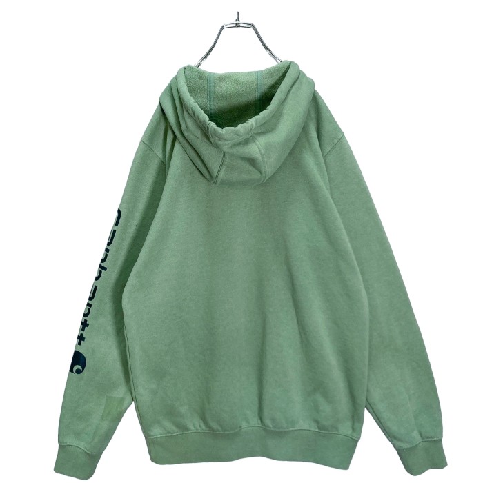 Carhartt L/S sleeve print design sweat hoodie | Vintage.City 古着屋、古着コーデ情報を発信