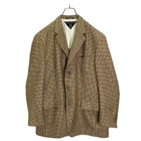 80-90s TOMMY HILFIGER brown Houndstooth tailored jacket | Vintage.City 빈티지숍, 빈티지 코디 정보