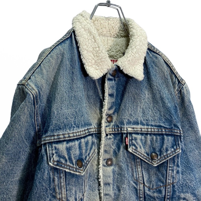 80s LEVI'S vintage boa fleece denim jacket | Vintage.City 빈티지숍, 빈티지 코디 정보