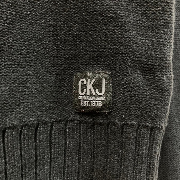 “Calvin Klein Jeans” Half Zip Cotton Knit | Vintage.City 古着屋、古着コーデ情報を発信