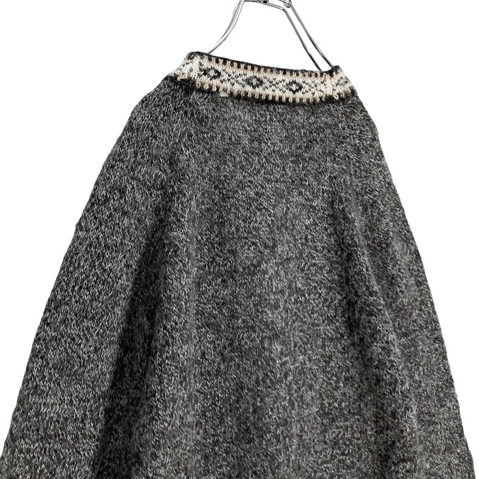 80-90s vintage mohair blend design knit cardigan | Vintage.City